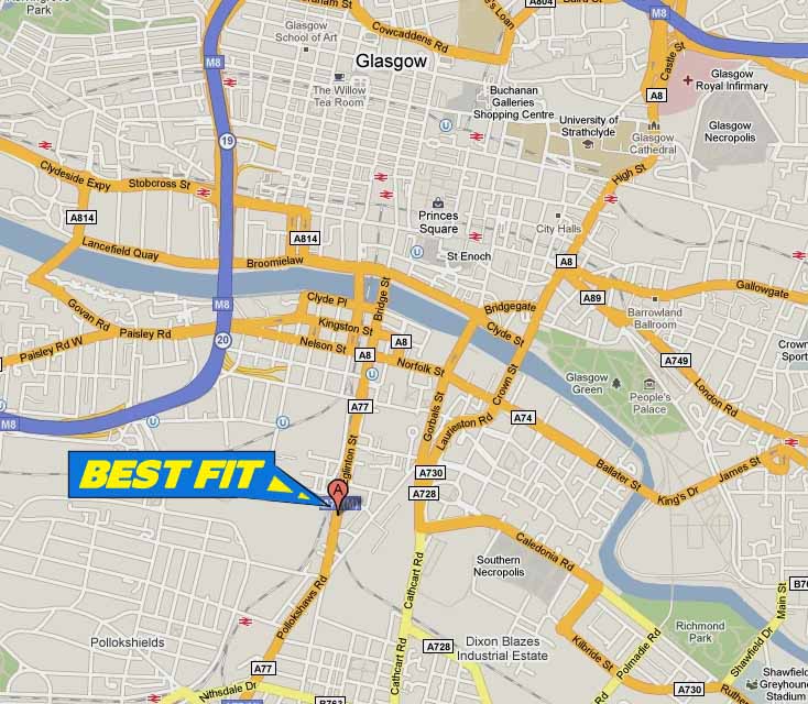 Van Diagnostics and Servicing - Our Glasgow Service Site  is located just off the M8, a few minutes from the city centre on the main road on the South side of Glasgow